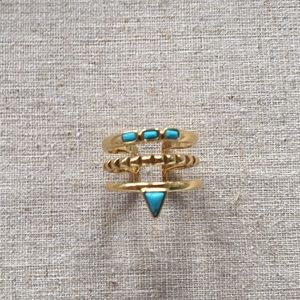 Stella & Dot Turquoise Stacked Ring